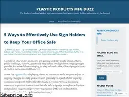Sites similar to plasticproductsmfg.wordpress.com