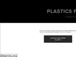 Sites similar to plasticsforchange.org