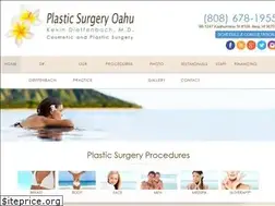Sites similar to plasticsurgeryoahu.com