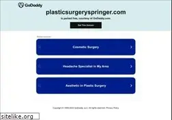 Sites similar to plasticsurgeryspringer.com