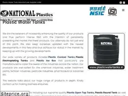 Sites similar to plasticwatertanks.in