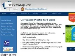 Sites similar to plasticyardsign.com