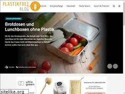 Sites similar to plastikfrei-blog.de