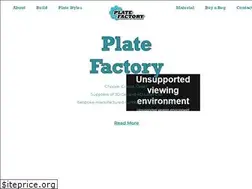 Sites similar to plate-factory.co.uk
