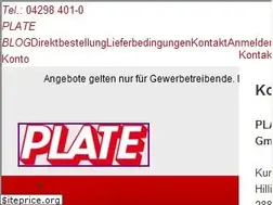 Sites similar to plate.de