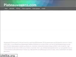 Sites similar to plateauwagens.com