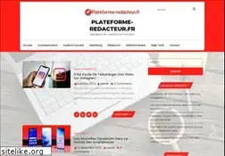 Sites similar to plateforme-redacteur.fr