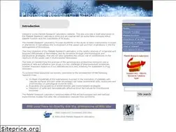 Sites similar to platelet-research.org