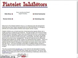 Sites similar to plateletinhibitors.com