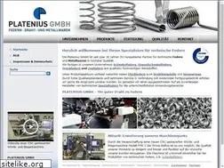 Sites similar to platenius-federn.de