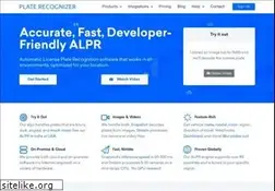 Sites similar to platerecognizer.com