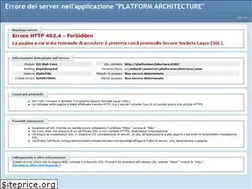 Sites similar to platformarchitecture.it