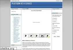 Sites similar to platformasaservice.com