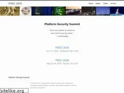 Sites similar to platformsecuritysummit.com