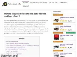 Sites similar to platine-vinyle.info