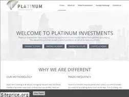 Sites similar to platinum-investments.net