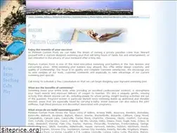 Sites similar to platinumcustompools.com