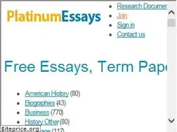Sites similar to platinumessays.com