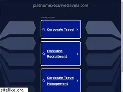 Sites similar to platinumexecutivetravels.com