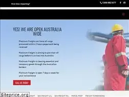 Sites similar to platinumfreight.com.au