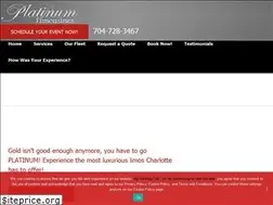 Sites similar to platinumlimousinesnc.com