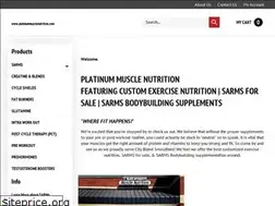 Sites similar to platinummusclenutrition.com