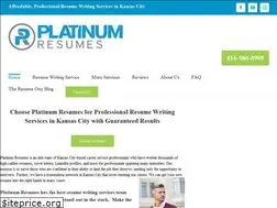Sites similar to platinumresumes.com