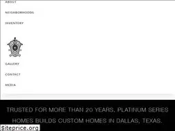 Sites similar to platinumserieshomes.net