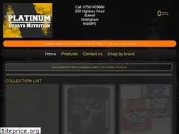 Sites similar to platinumsportsnutrition.com