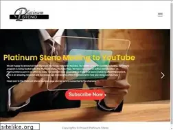 Sites similar to platinumsteno.com