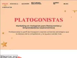 Sites similar to platogonistas.com