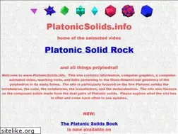 Sites similar to platonicsolids.info