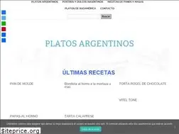Sites similar to platosargentinos.com