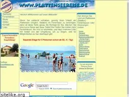 Sites similar to plattenseereise.de