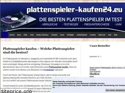 Sites similar to plattenspieler-kaufen24.eu