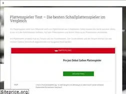 Sites similar to plattenspielertests.net