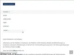 Sites similar to plattform-compliance.de