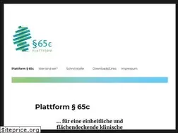 Sites similar to plattform65c.de
