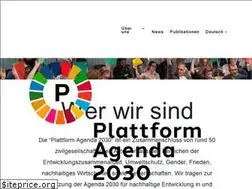 Sites similar to plattformagenda2030.ch