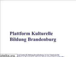 Sites similar to plattformkulturellebildung.de