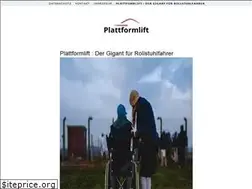 Sites similar to plattformlift.net