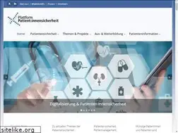 Sites similar to plattformpatientensicherheit.at
