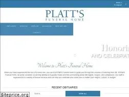 Sites similar to plattsfuneralhome.com