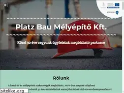 Sites similar to platzbau.hu