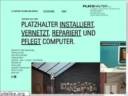 Sites similar to platzhalter.ch