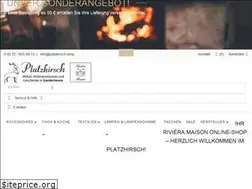 Sites similar to platzhirsch.shop