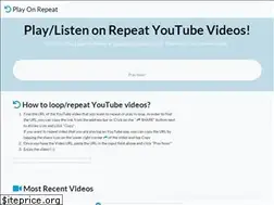 Sites similar to play-onrepeat.com