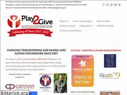 Sites similar to play2give.org.uk