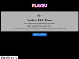 Sites similar to play2u.net