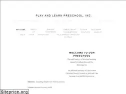 Sites similar to playandlearnpreschool.org